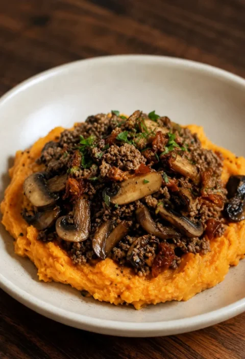Savory Turkey & Mushroom Bowl