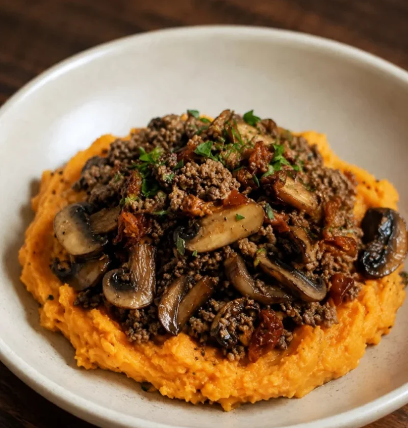Savory Turkey & Mushroom Bowl
