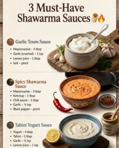 3 Must-Have Shawarma Sauces
