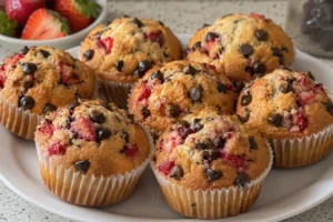 Strawberry Chocolate Chips Muffins