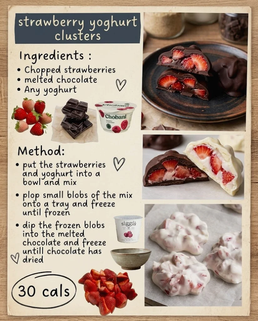 Strawberry Yoghurt Cluster