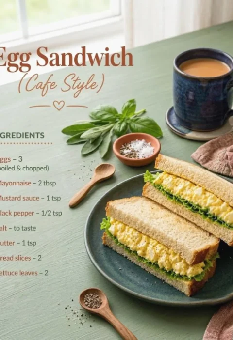 The Best Cafe-Style Egg Sandwich