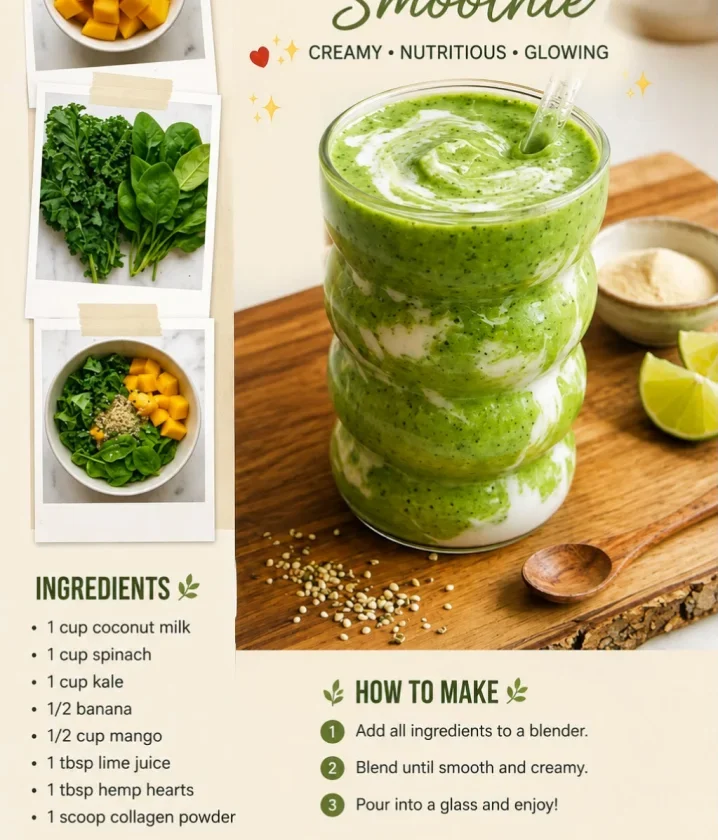 Tropical green smoothie