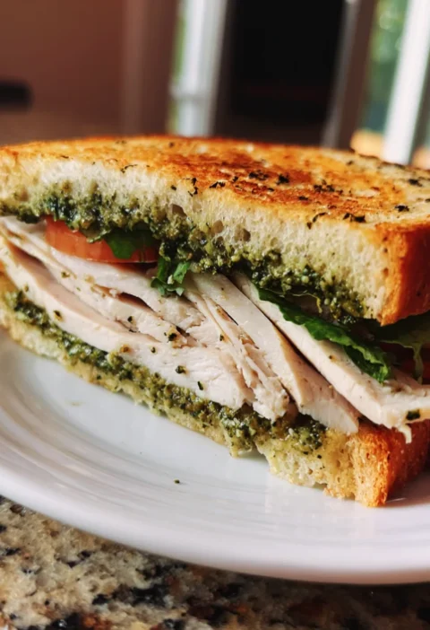 Turkey Pesto Sandwich