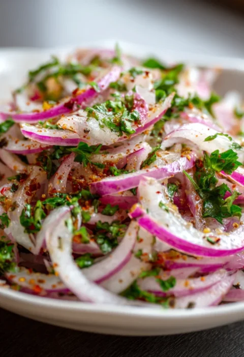 Turkish onion salad