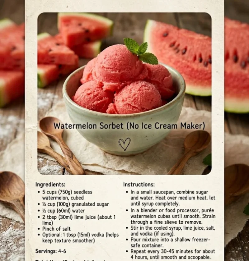 Watermelon Sorbet