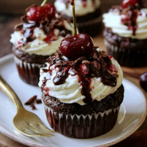 How To Make Black Forest Cupcakes