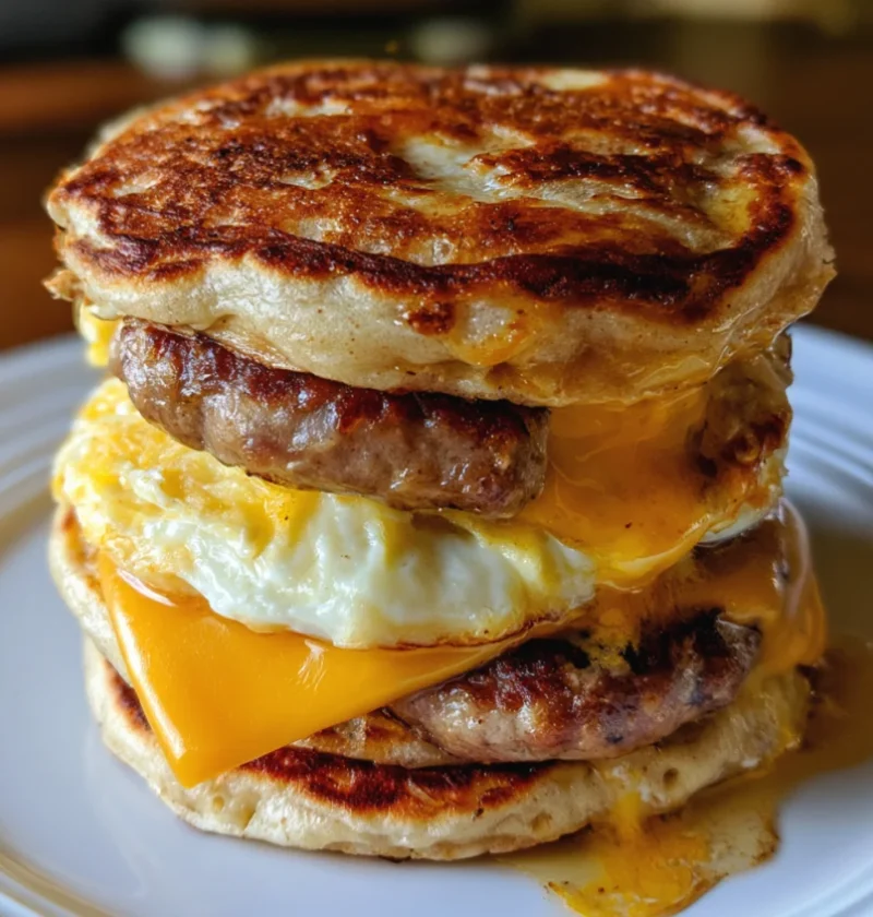 Breakfast Pancake Sandwich