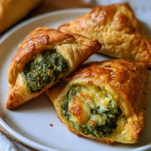 Cheesy Spinach Stuffed Pastry