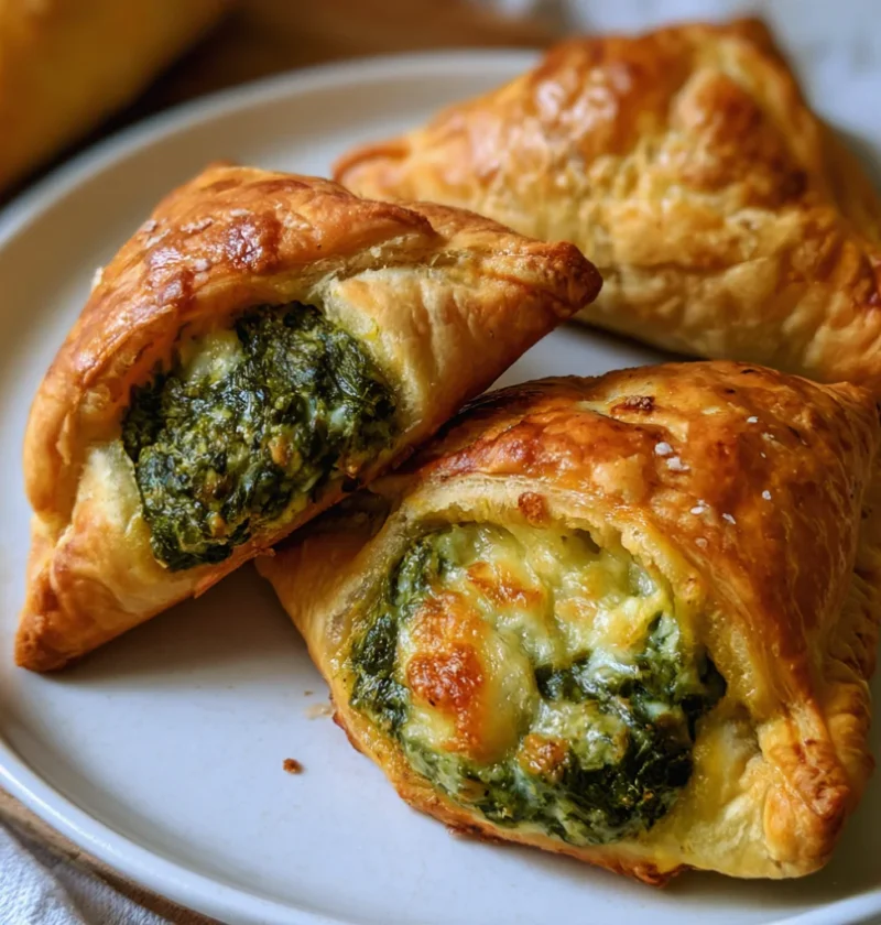 Cheesy Spinach Stuffed Pastry