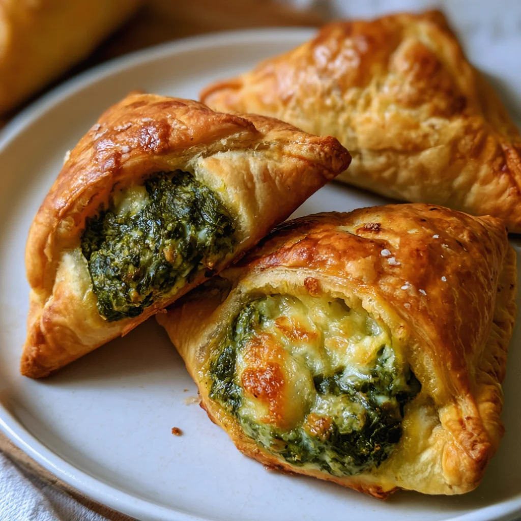 Cheesy Spinach St￭ Pastry
