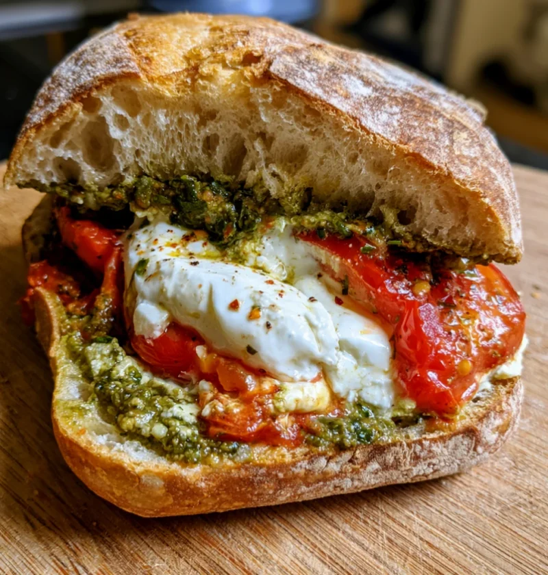 Ciabatta Pesto Sandwich