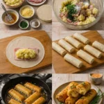 Easy Smoked Salmon & Herb Cream Cheese Wraps