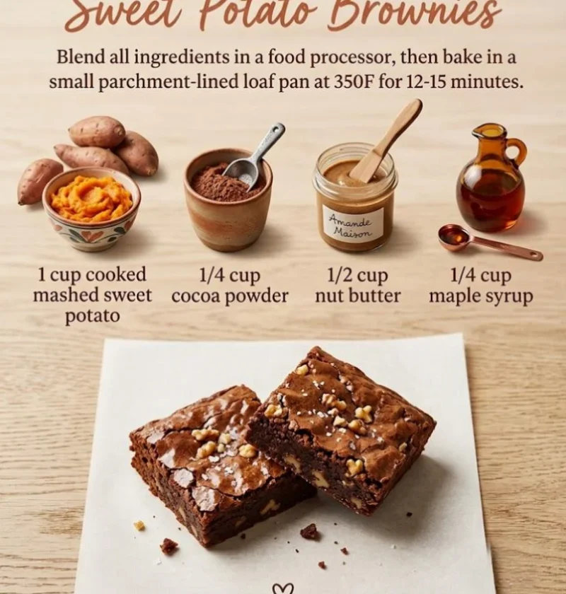 Easy Sweet Potato Brownies