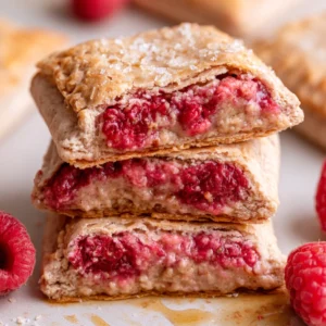 Healthy Raspberry Protein Pop Tarts