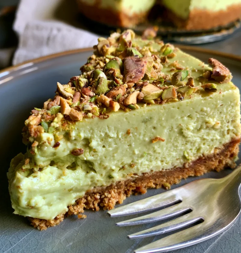 luxurious Pistachio Cheesecake