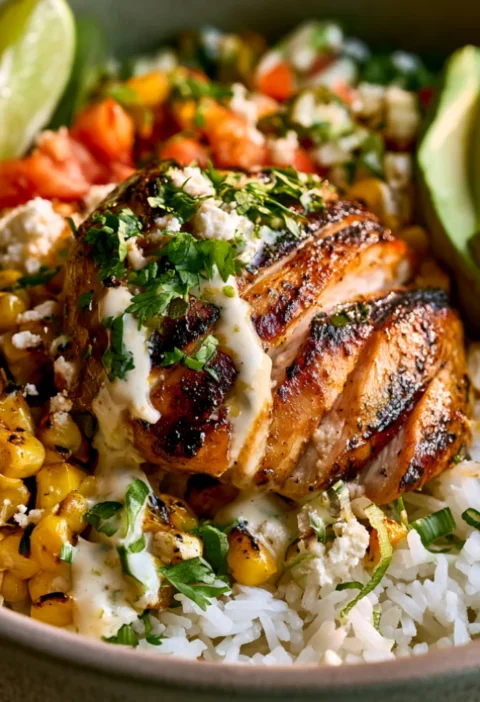 The Viral Street Corn Chicken Bowl