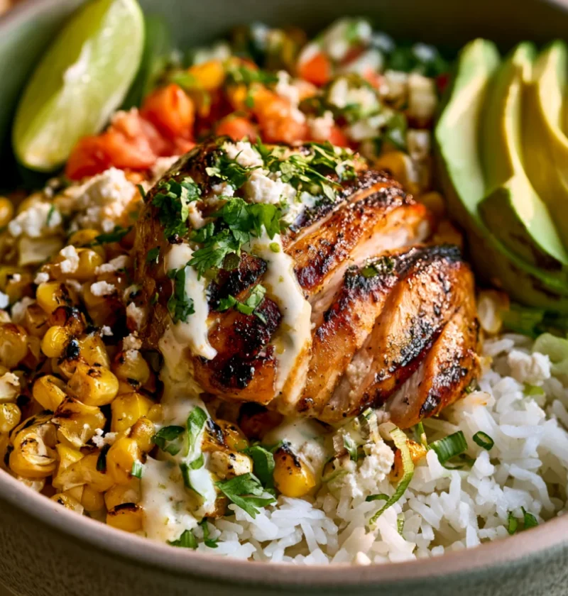 The Viral Street Corn Chicken Bowl