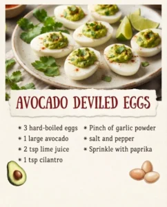 Avocado Deviled Eggs