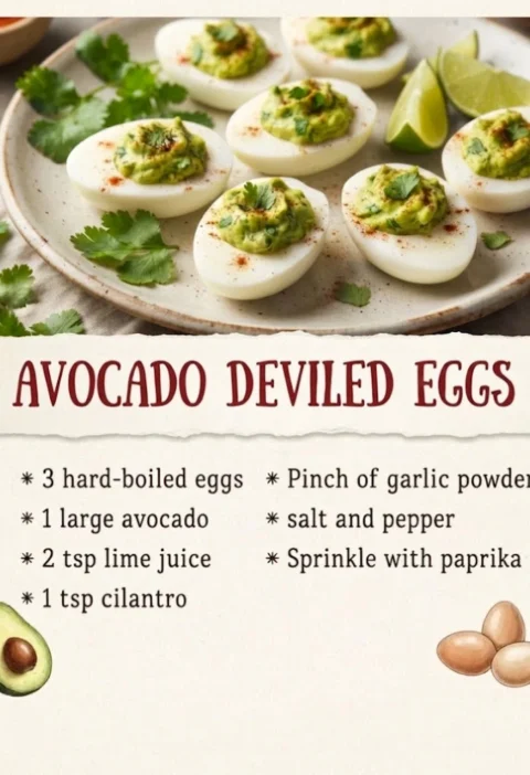 Avocado Deviled Eggs