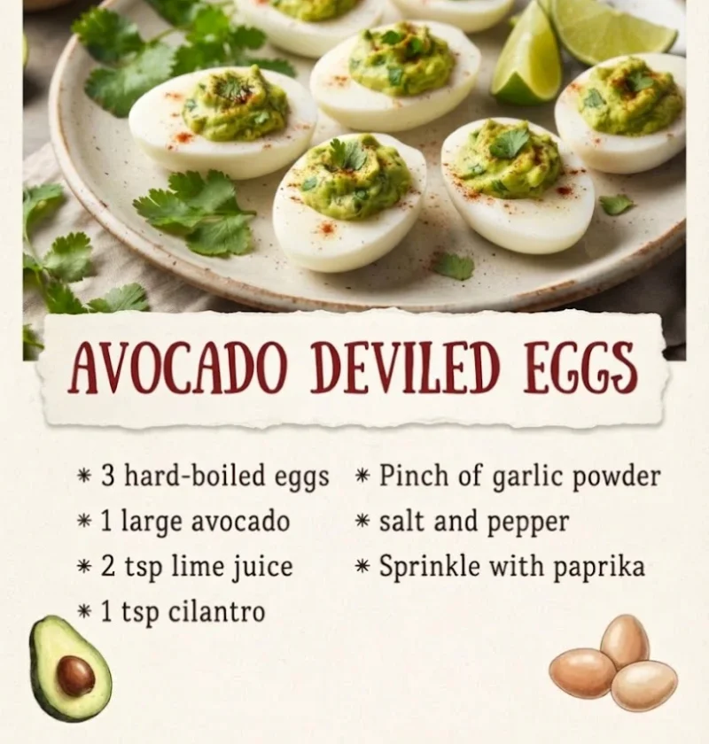 Avocado Deviled Eggs