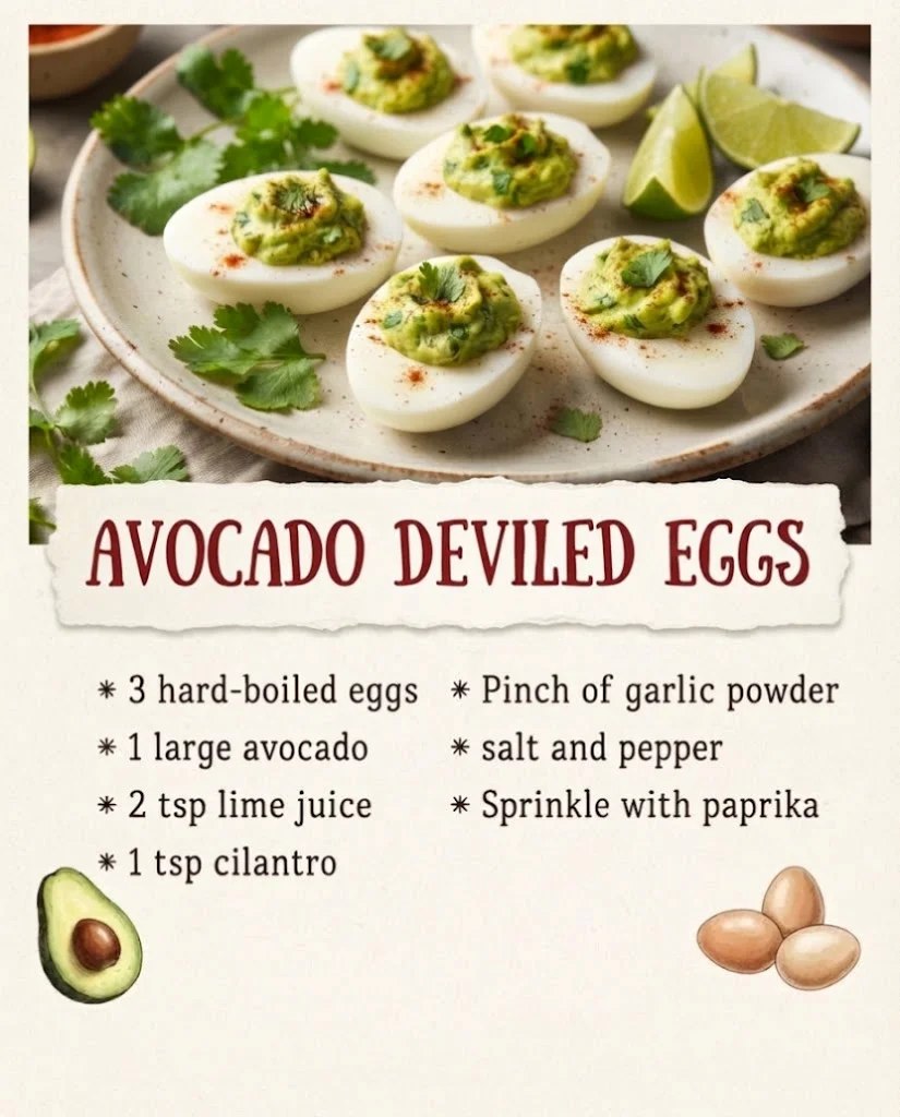 Avocado Deviled Eggs