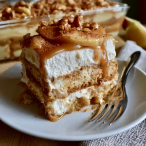 Light and creamy Caramel Apple Tiramisu
