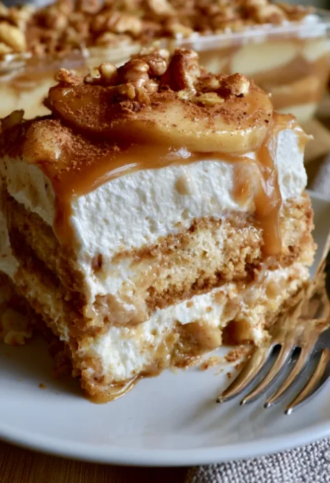 Caramel Apple Tiramisu