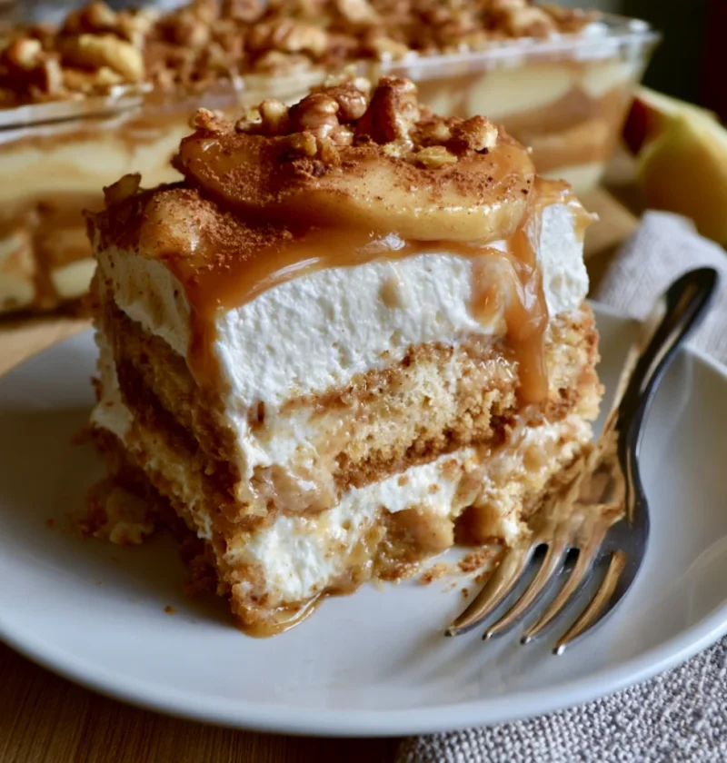 Caramel Apple Tiramisu