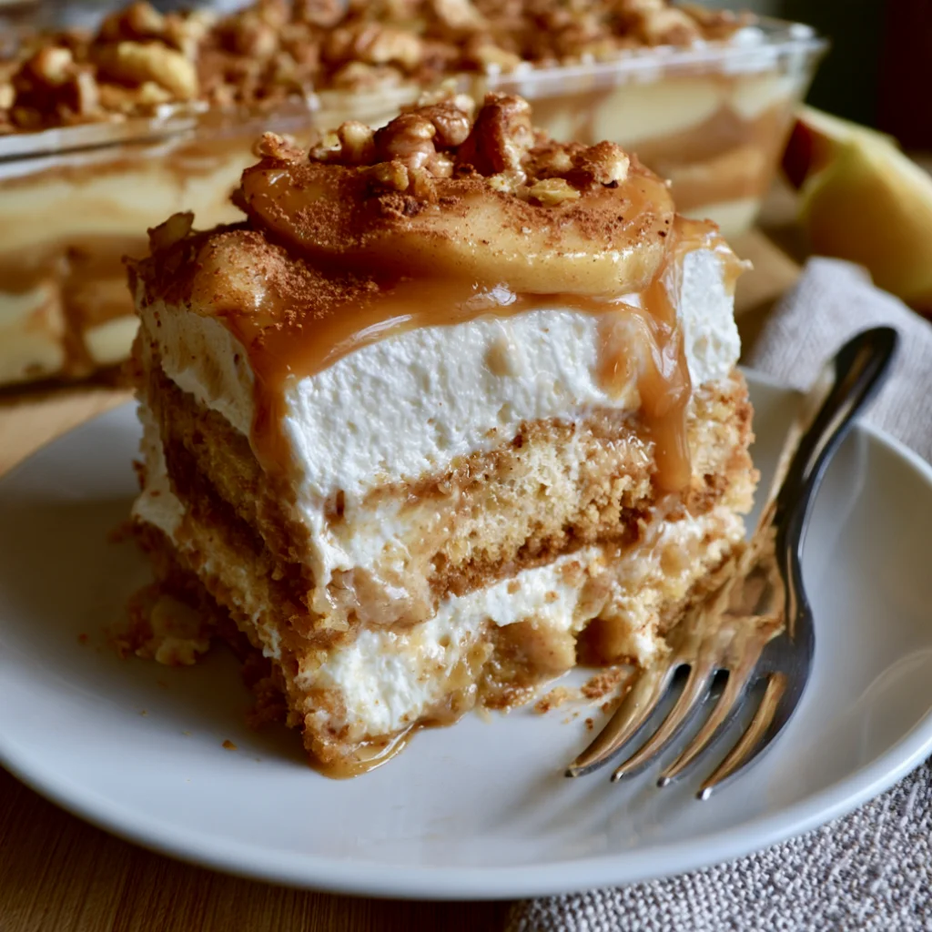 Caramel Apple Tiramisu
