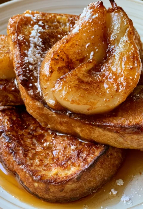 Caramelized Pear French Toast