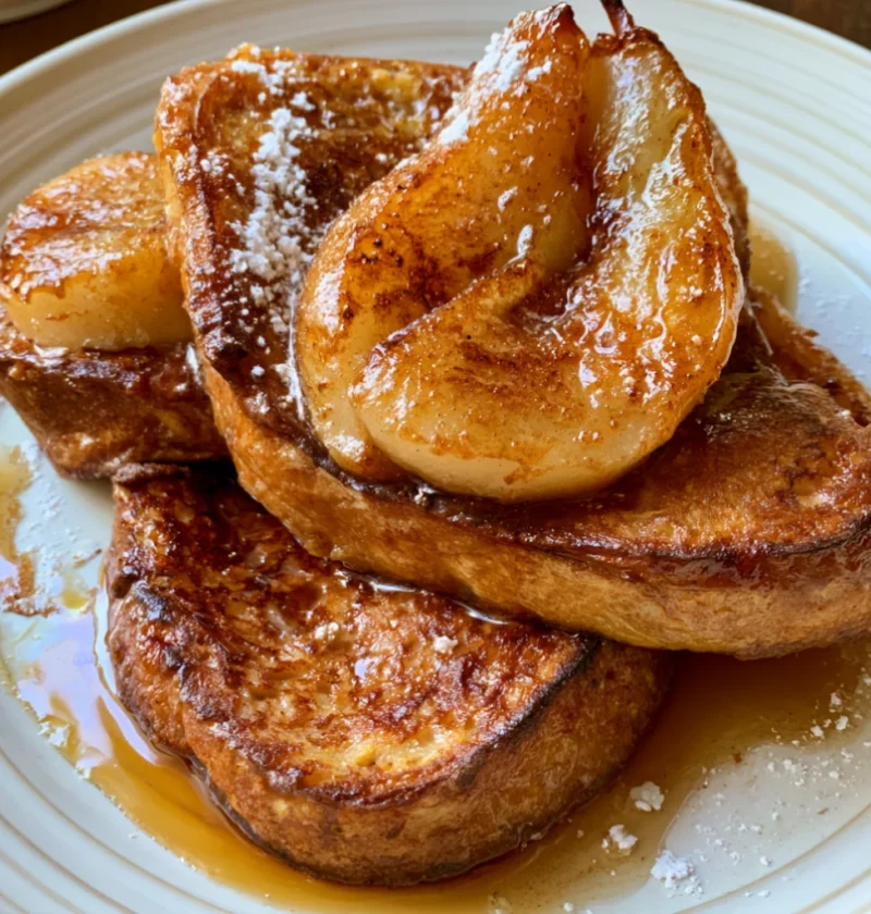 Caramelized Pear French Toast