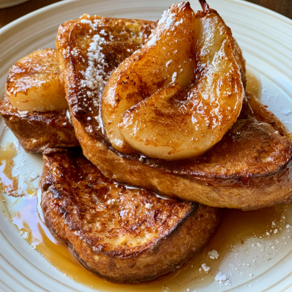 Caramelized Pear French Toast
