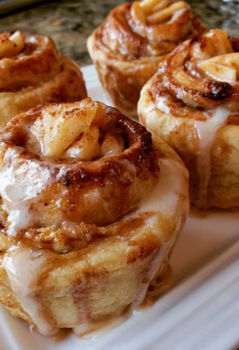Cinnamon Roll Apple Pie Cups