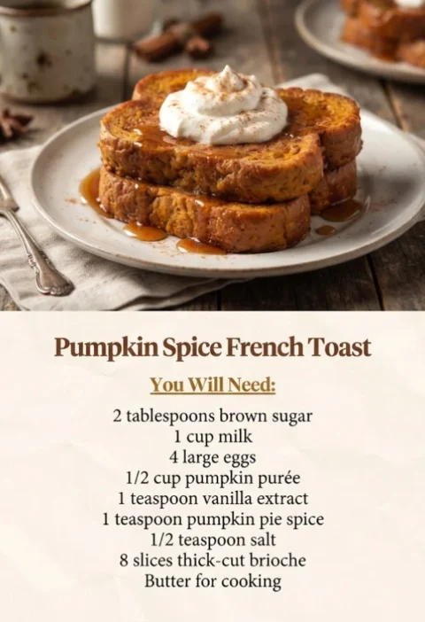 Classic Pumpkin French Toast