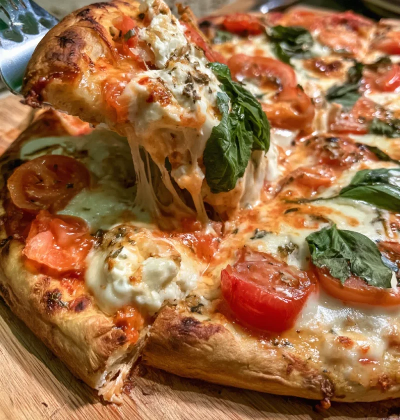 Cottage cheese pizza