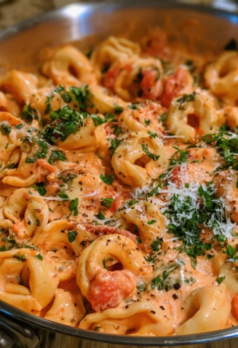 creamy tomato tortellini