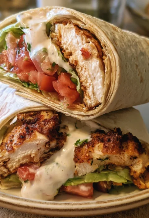 Crispy Chicken Ranch Wrap