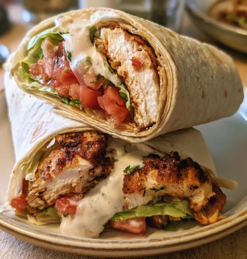 Crispy Chicken Ranch Wrap