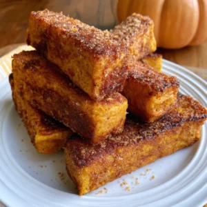 Crispy Pumpkin French Toast Sticks