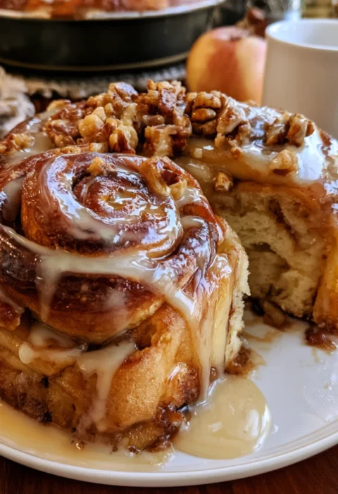 Easy Apple Cinnamon Roll Cake