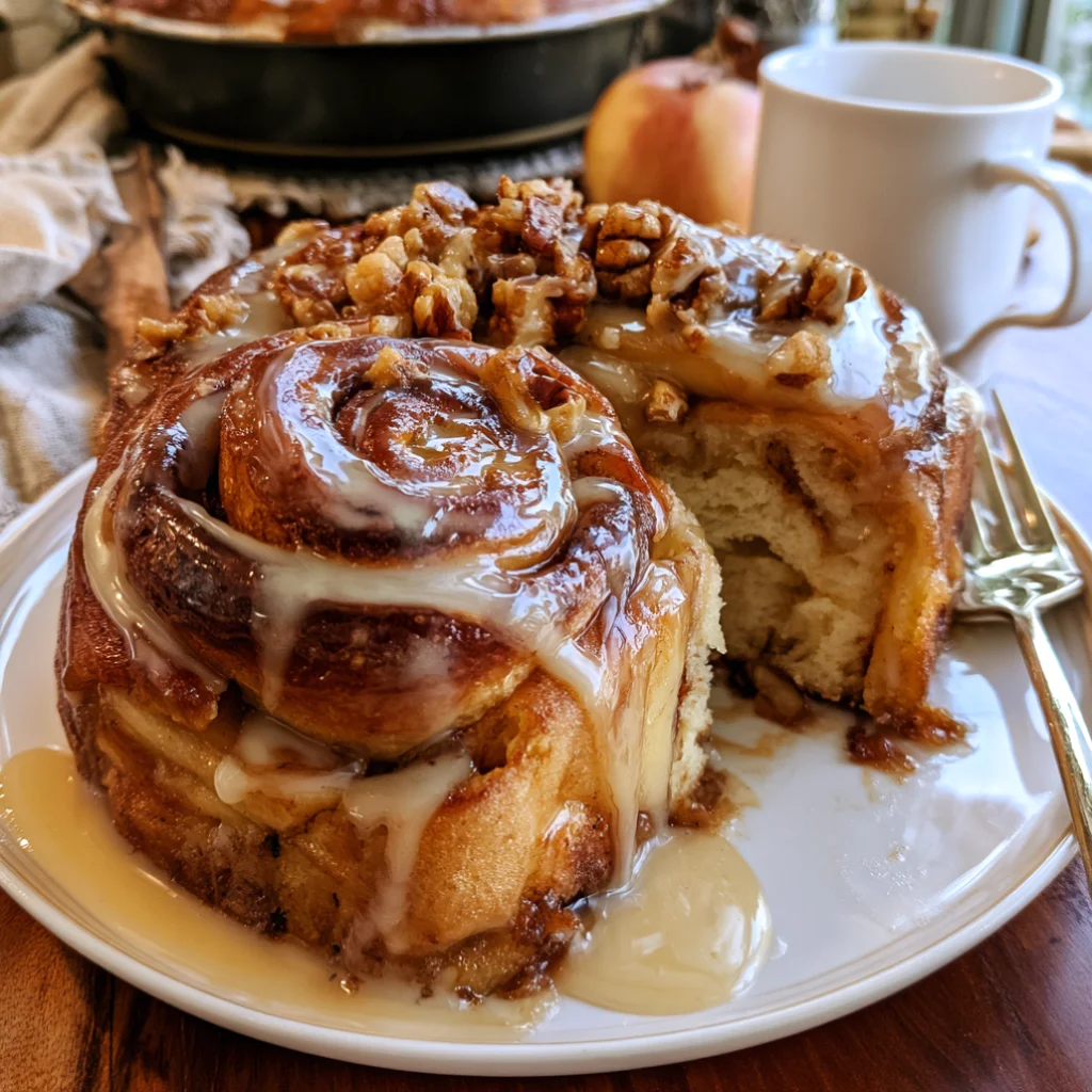 Easy Apple Cinnamon Roll Cake