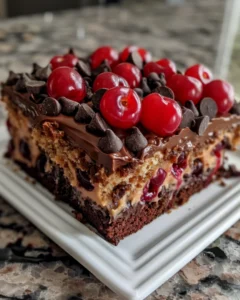 Easy Cherry Chocolate Chip Cake