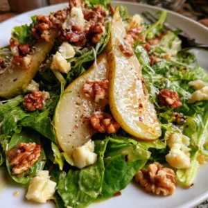 Gorgeous Pear Parmesan Salad