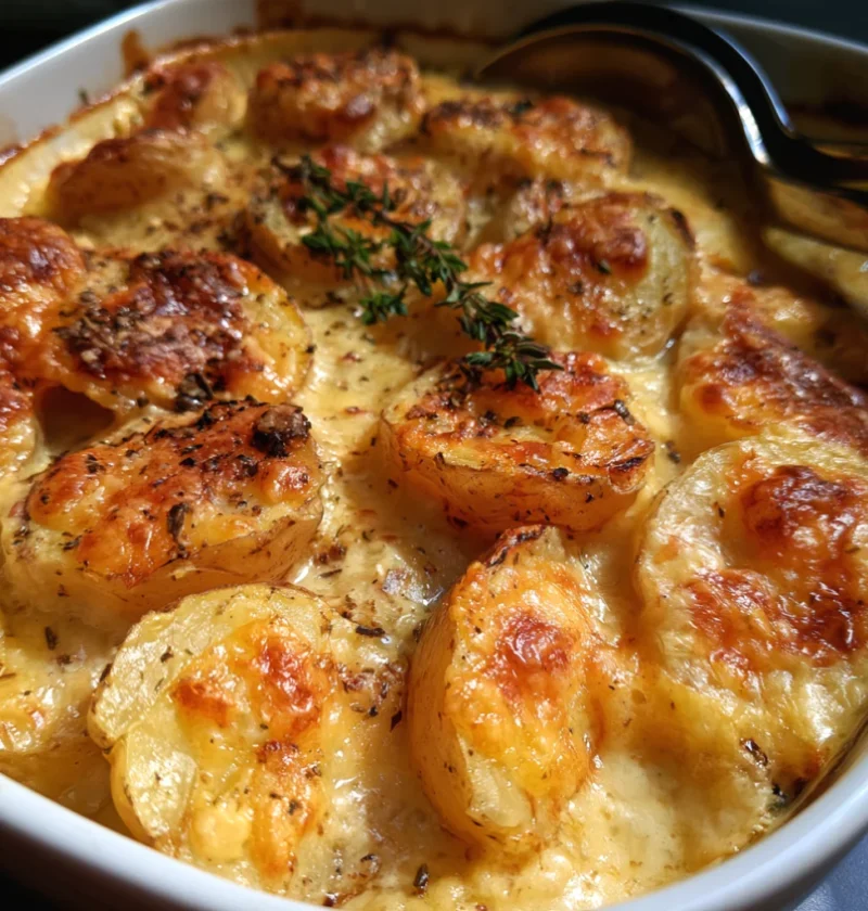 Gratin Dauphinois With Cheese