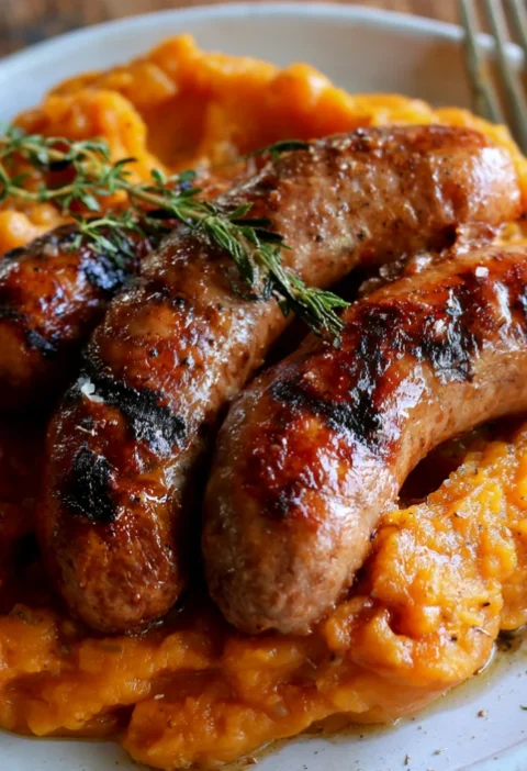 grilled sausages