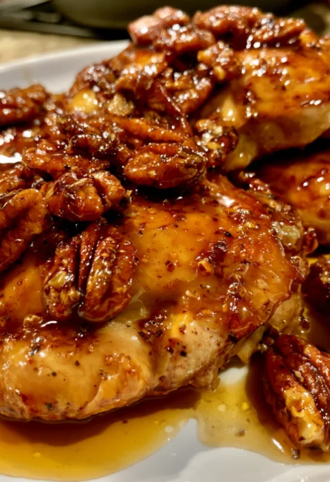 Maple Bourbon Pecan Chicken Recipe