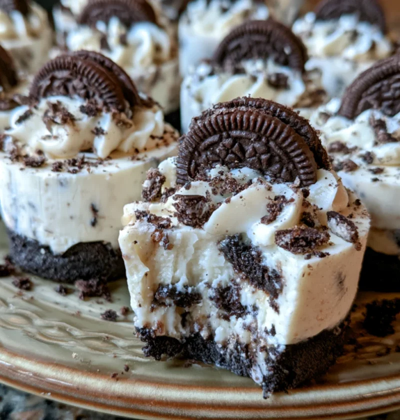 No-Bake Oreo Cheesecake Bites