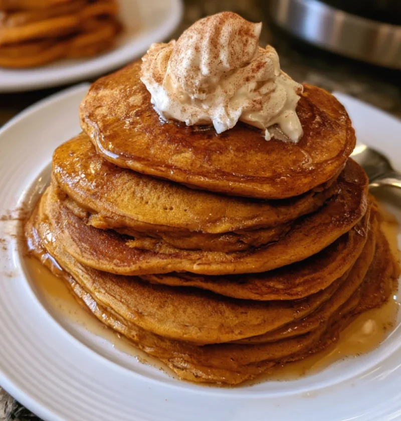 Pumpkin pancakes