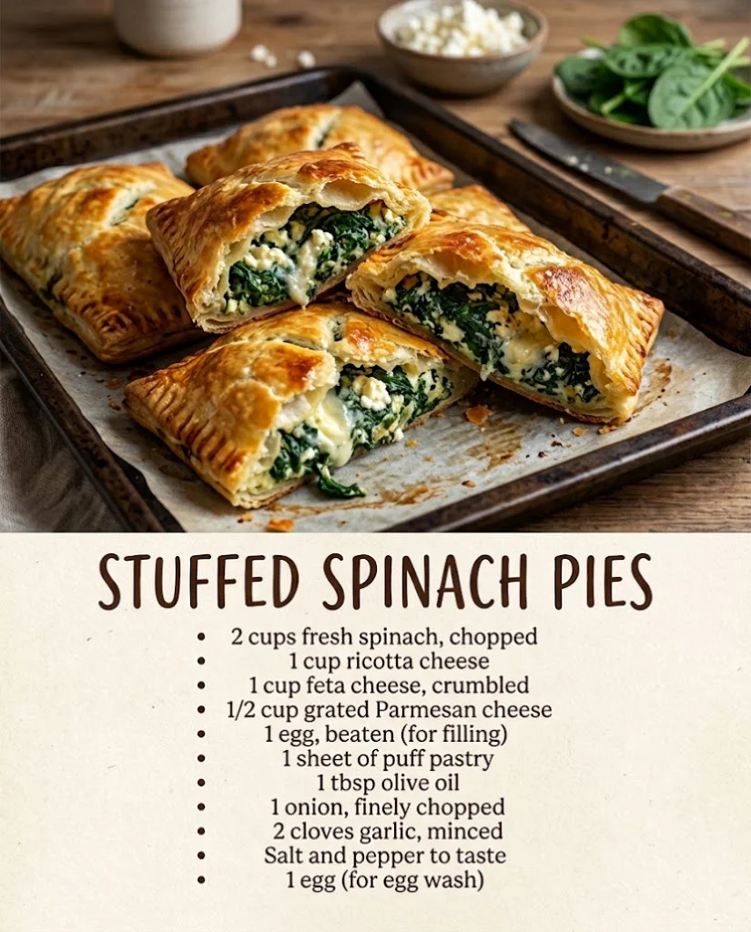 St￭ Spinach Pies